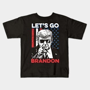 Let'S Go Brandon Donal Trump Kids T-Shirt